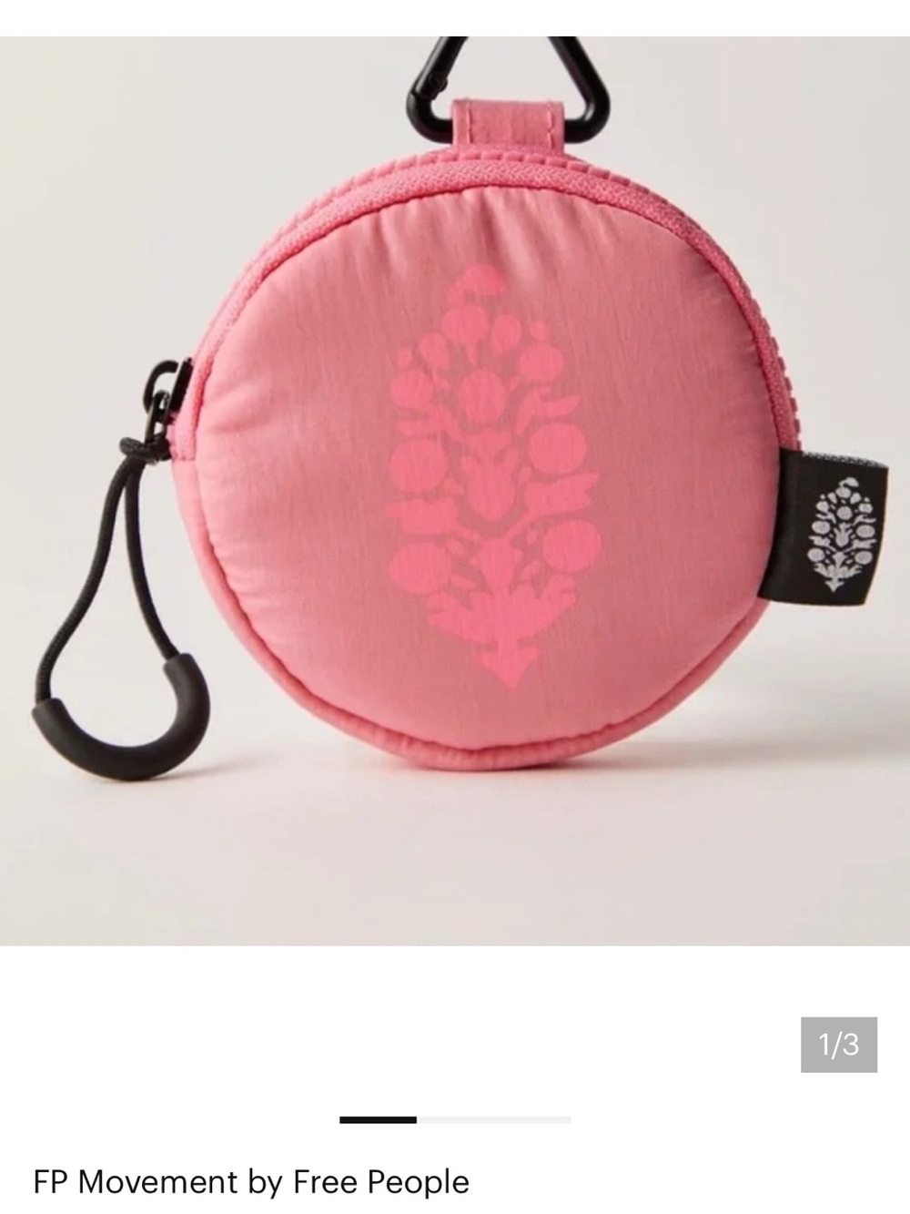 Free People Movement Essentials Only Pink Pouch NWT